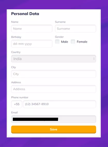 Your personal Data at Valor Bet