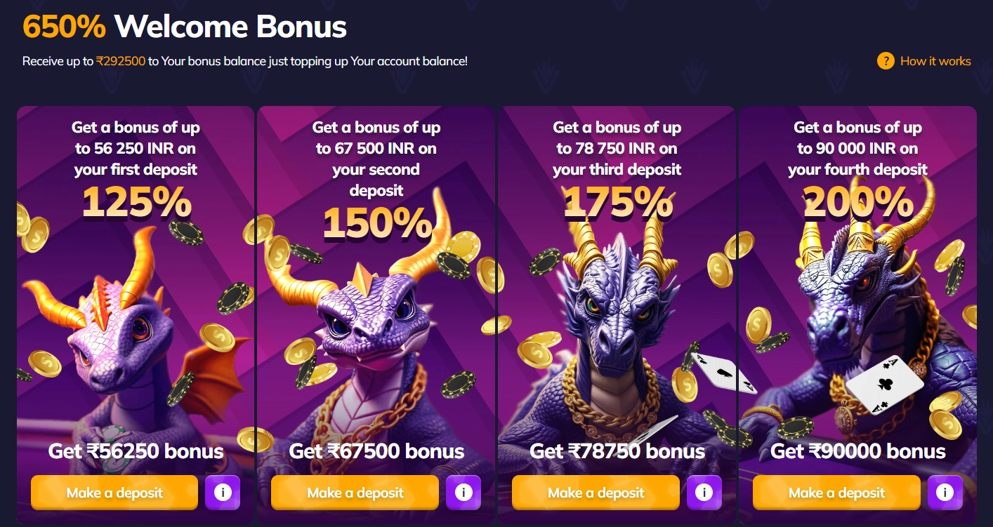 Welcome bonus here